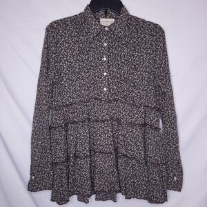 Denim & Supply Ralph Lauren Black and White Blouse